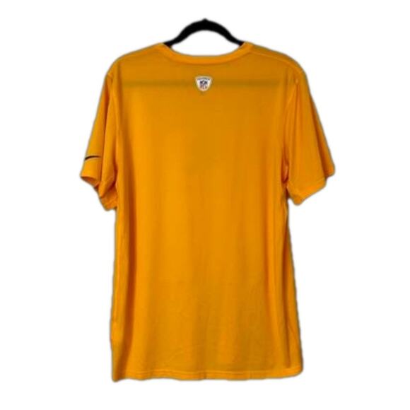 L.A. Rams Nike Dri-Fit Gold Short Sleeve Tee Shirt Size L Football Athleisure - Picture 2 of 9